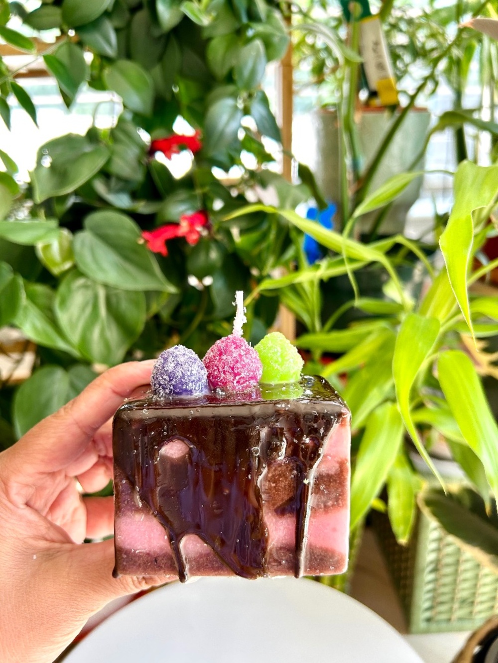Anthropologie Chocolate Cake Candle